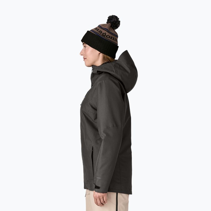 Kurtka narciarska damska Patagonia Insulated Powder Town black 3