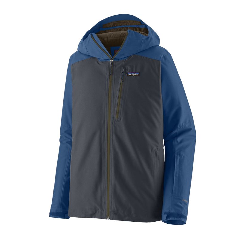 Kurtka narciarska męska Patagonia Insulated Powder Town smolder blue w/clement blue 3