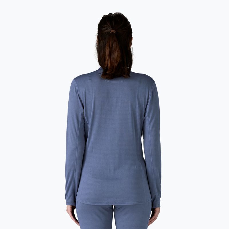 Bluza damska Patagonia Cap Termal Weight Zip Neck clement blue 2