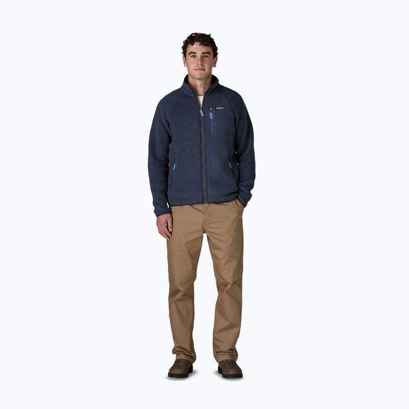 Bluza trekkingowa męska Patagonia Retro Pile new navy w/sunken blue 2