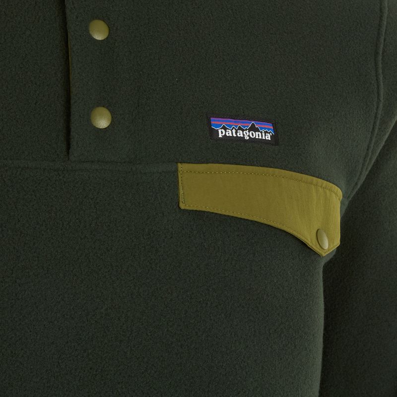 Bluza trekkingowa męska Patagonia LW Synch Snap-T P/O old growth green 3