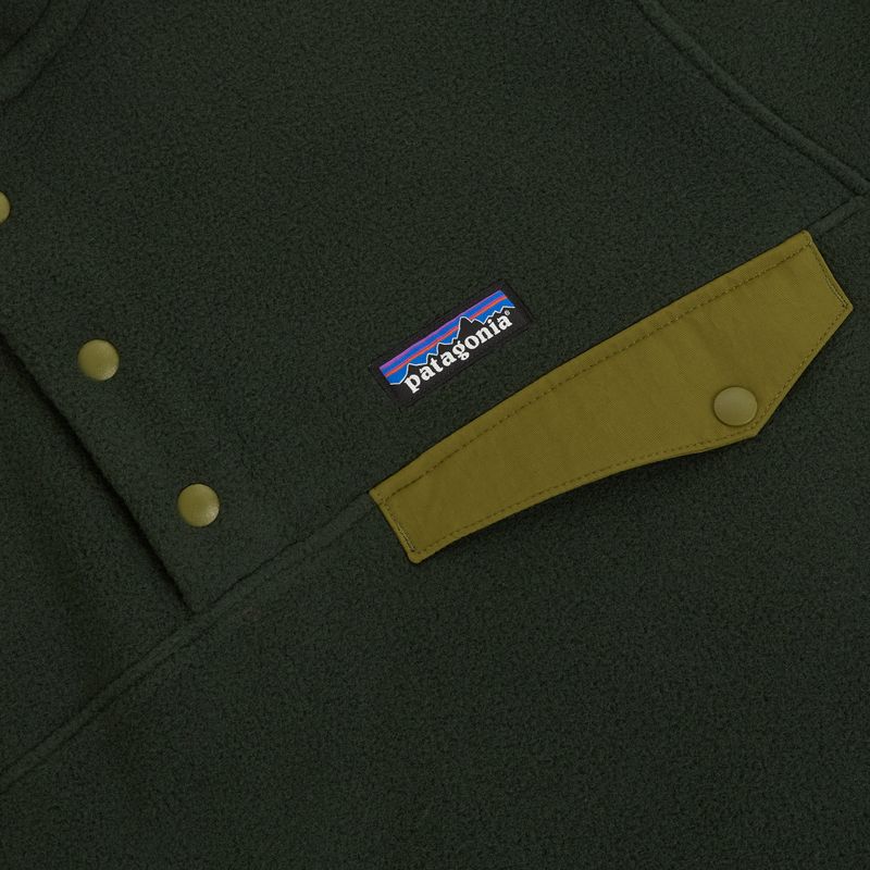 Bluza trekkingowa męska Patagonia LW Synch Snap-T P/O old growth green 4