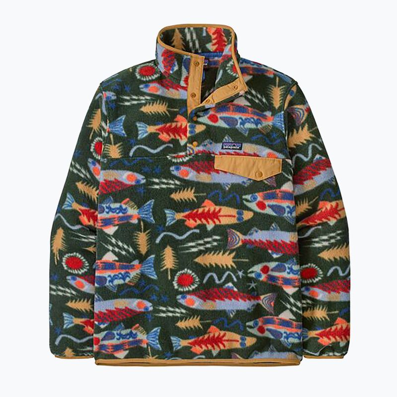 Bluza trekkingowa męska Patagonia LW Synch Snap-T P/O old growth green 3
