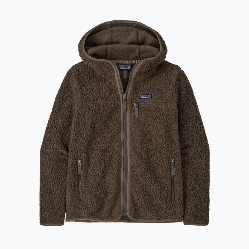 Bluza polarowa damska Patagonia Retro Pile Hoody otter brown