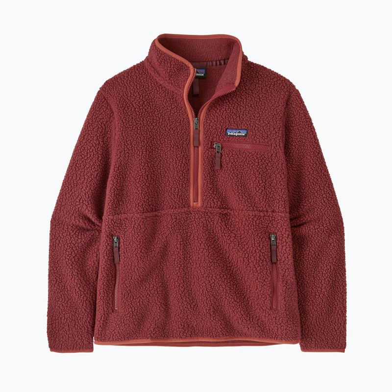 Bluza polarowa damska Patagonia Retro Pile Marsupial sequoia red 3