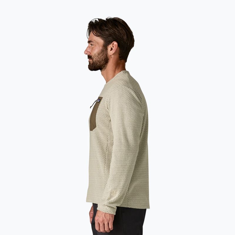 Bluza męska Patagonia R1 Air Crew pelican 4