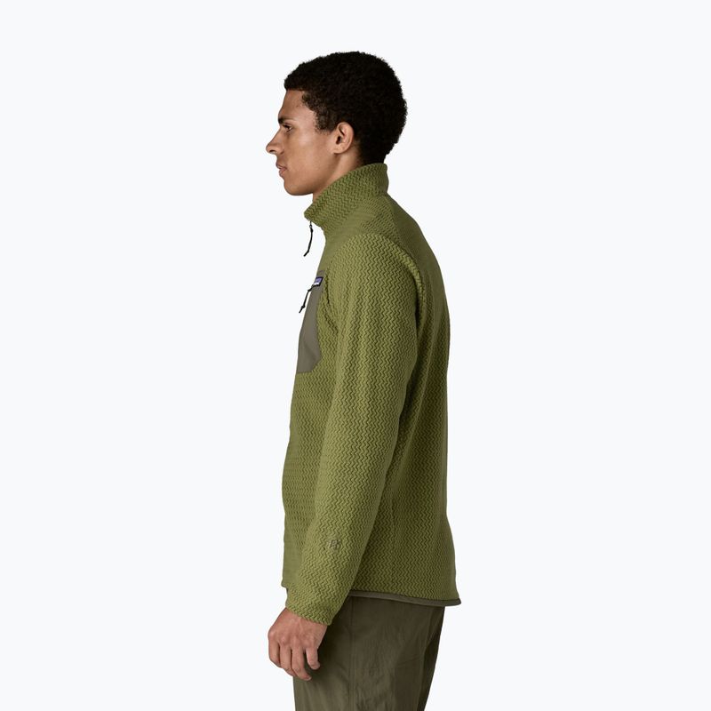 Bluza trekkingowa męska Patagonia R1 Air caper green 4