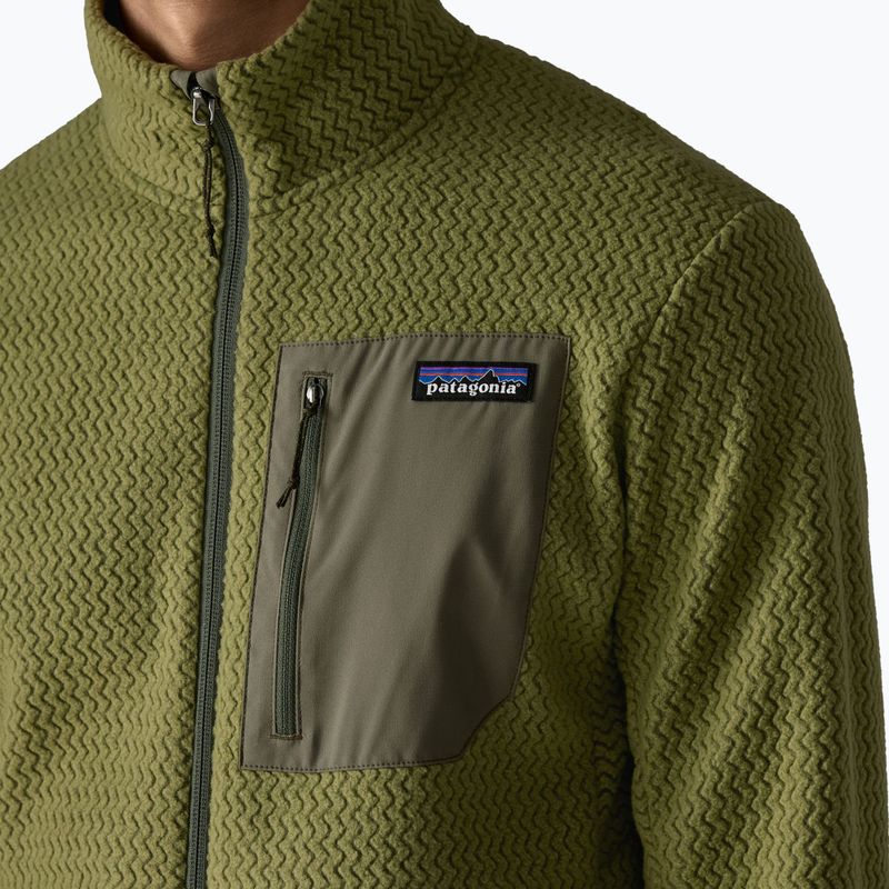 Bluza trekkingowa męska Patagonia R1 Air caper green 6