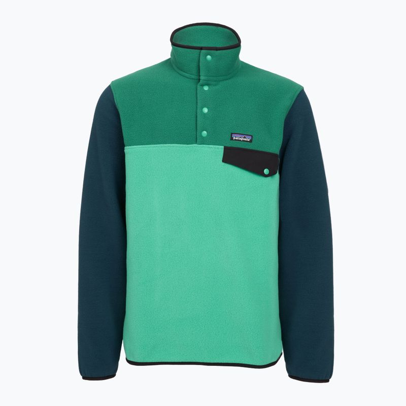 Bluza trekkingowa męska Patagonia LW Synch Snap-T P/O aqua stone