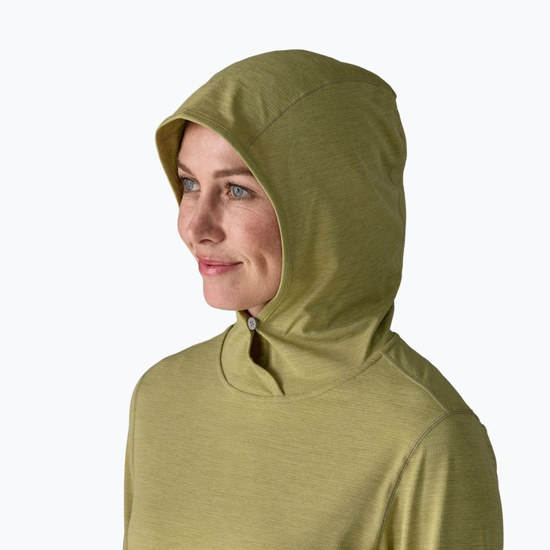Bluza damska Patagonia Capilene Cool Sun Hoody gumtree green/light gumtree green x-dye 5