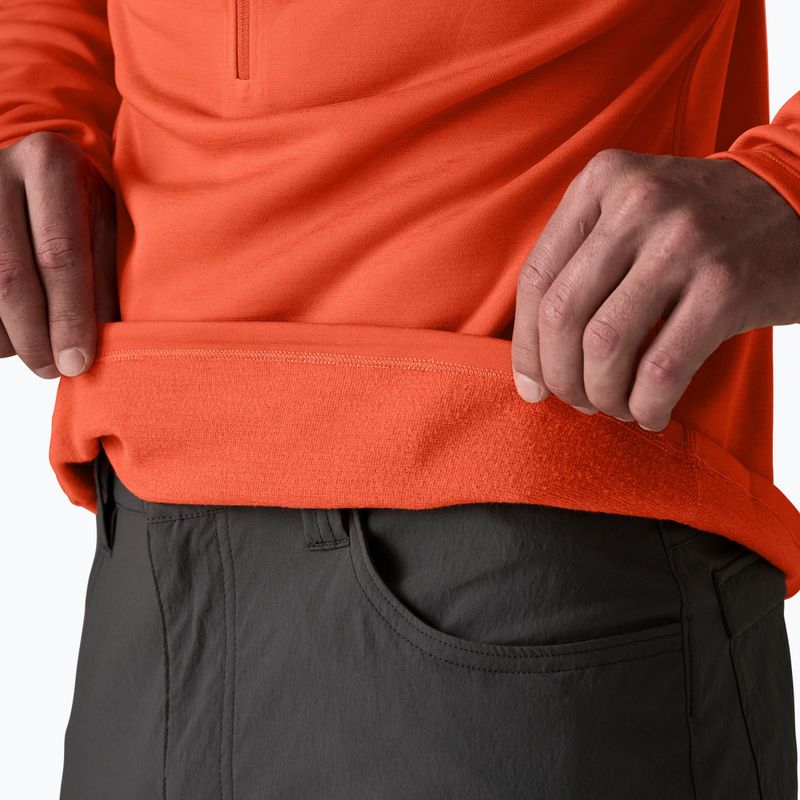 Bluza męska Patagonia R1 Ultralight Hoody coal orange 8