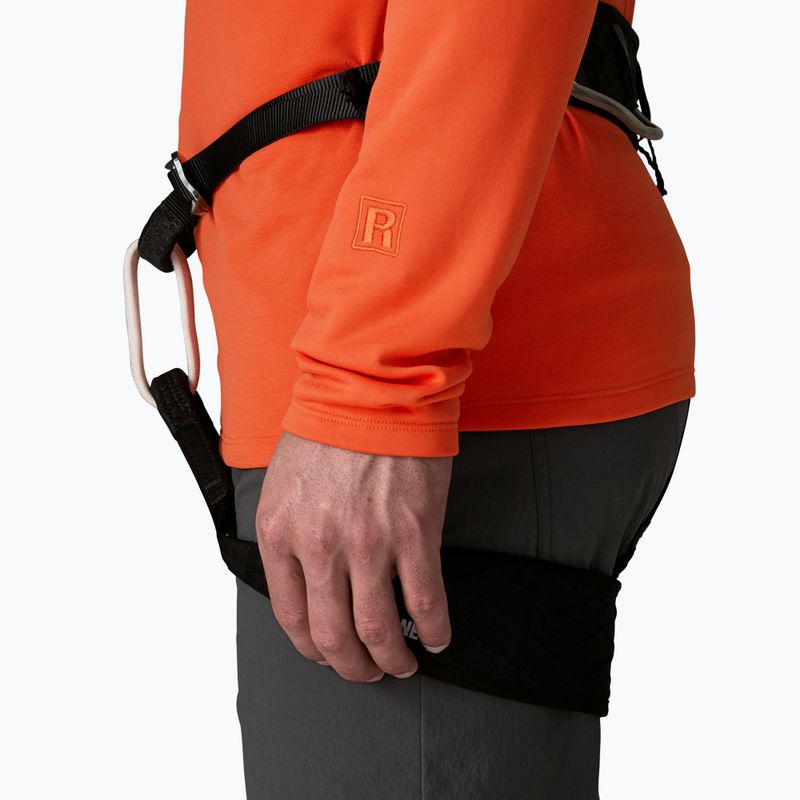 Bluza męska Patagonia R1 Ultralight Hoody coal orange 9