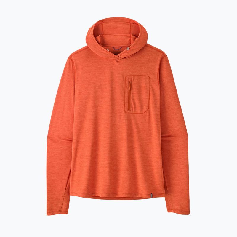 Bluza męska Patagonia Capilene Cool Sun Hoody coal orange/light coal orange x-dye 9