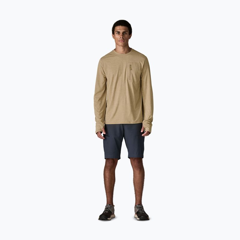 Longsleeve męski Patagonia Capilene Cool Sun seabird grey/light seabird grey x-dye 2