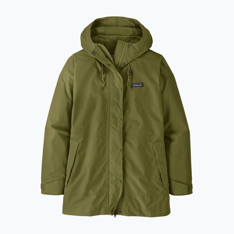Kurtka przeciwdeszczowa damska Patagonia Outdoor Everyday Rain caper green 6