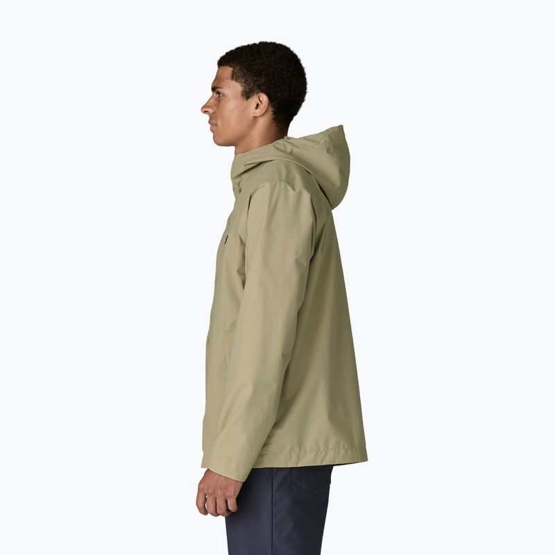 Kurtka przeciwdeszczowa męska Patagonia Outdoor Everyday Rain weathered stone 4