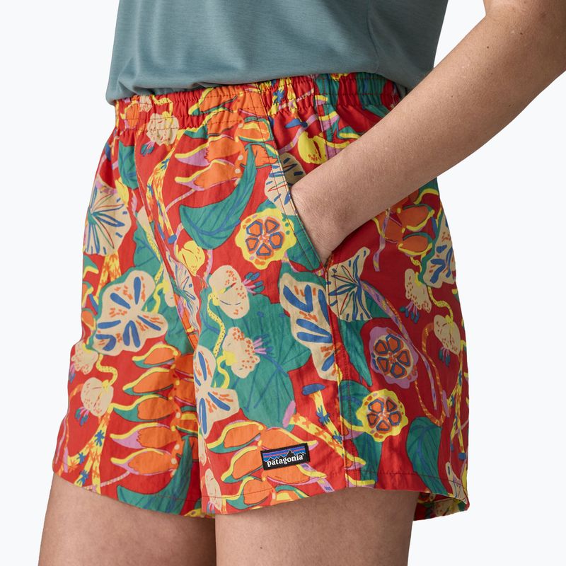 Spodenki damskie Patagonia Baggies 5" tropiclimb/hot ember 4