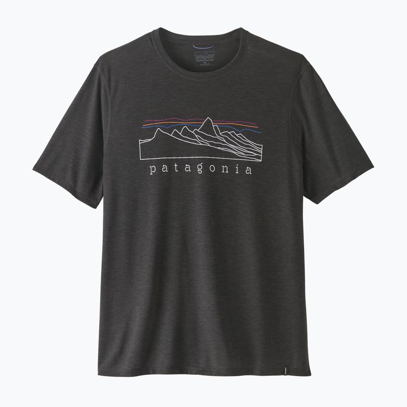 Koszulka męska Patagonia Cap Cool Trail Stratapeaks ink black