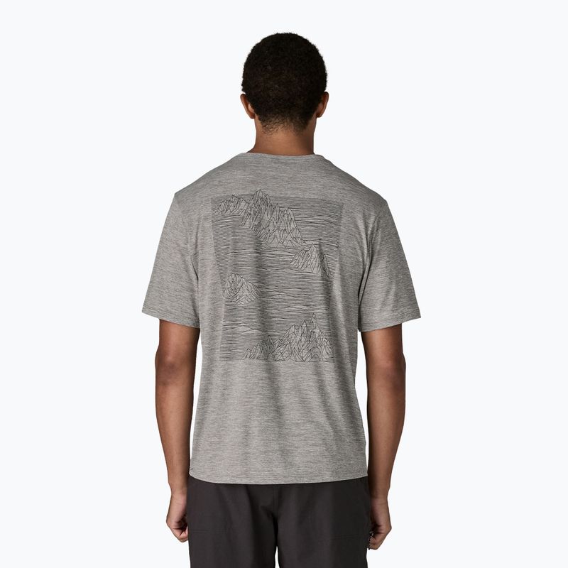 Koszulka męska Patagonia Capilene Cool Daily - Strataspire feather grey 3