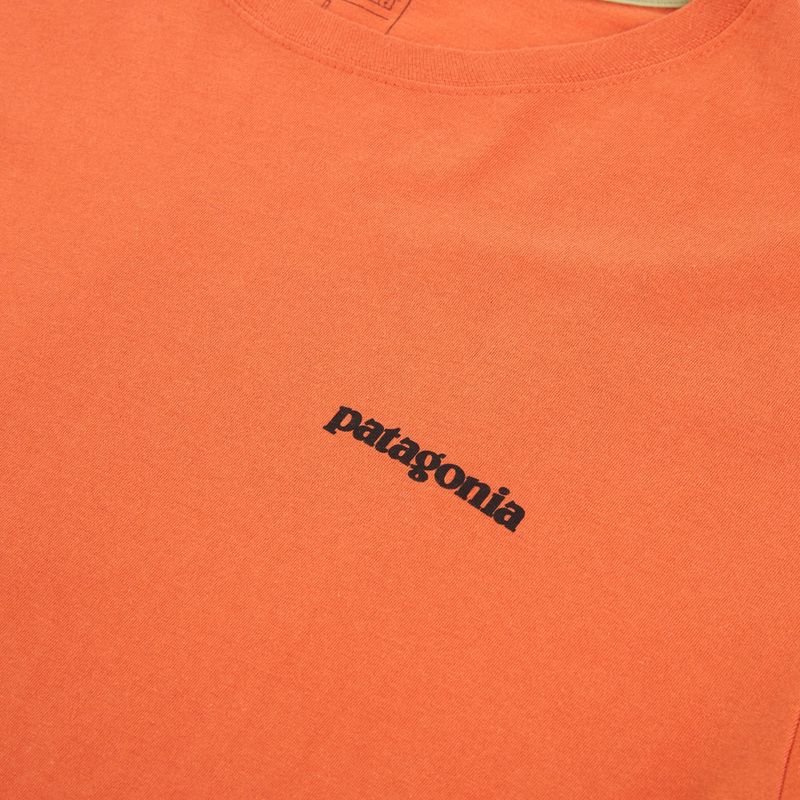 Koszulka męska Patagonia P-6 Logo coal orange 3