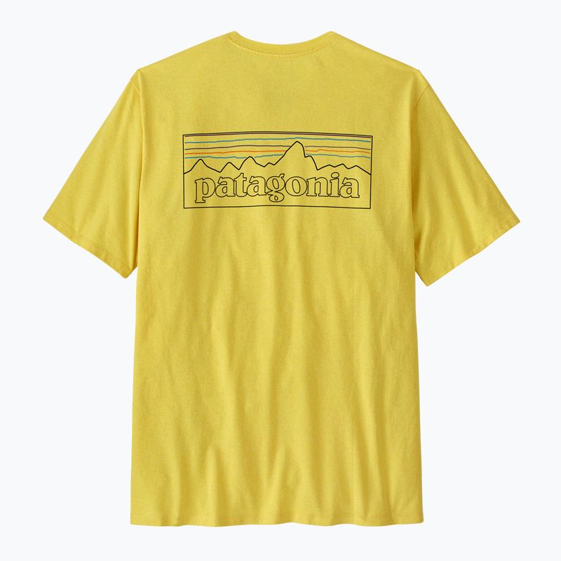 Koszulka męska Patagonia P-6 Logo Responsibili-Tee p-6 outline/lemon zest 2