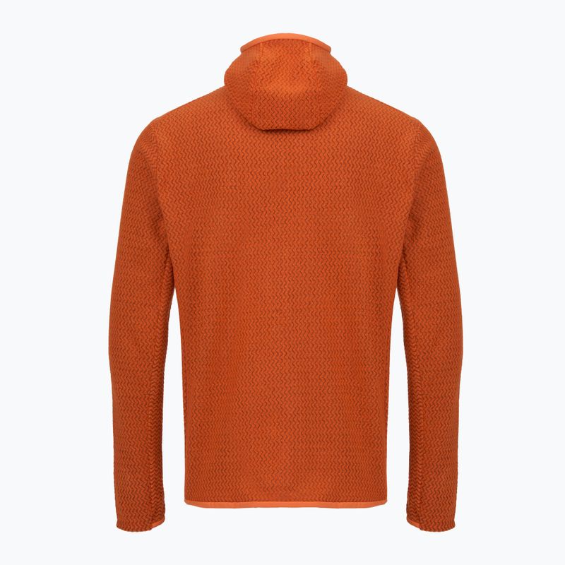 Bluza trekkingowa męska Patagonia R1 Air Full Zip Hoody coal orange 2