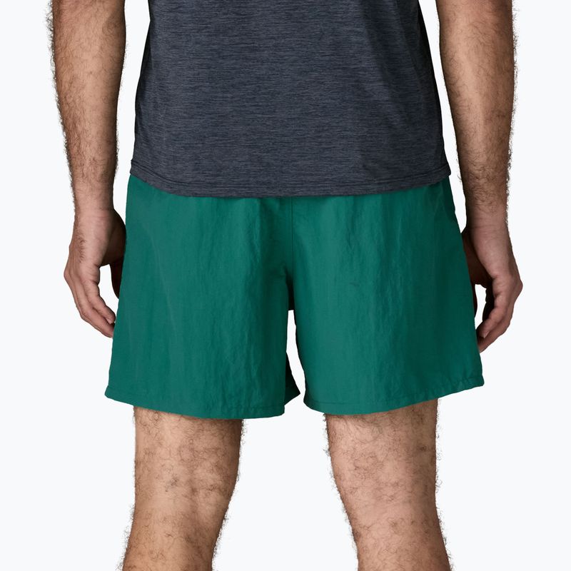 Spodenki męskie Patagonia Baggies 5" 95 oval logo/gem green 3