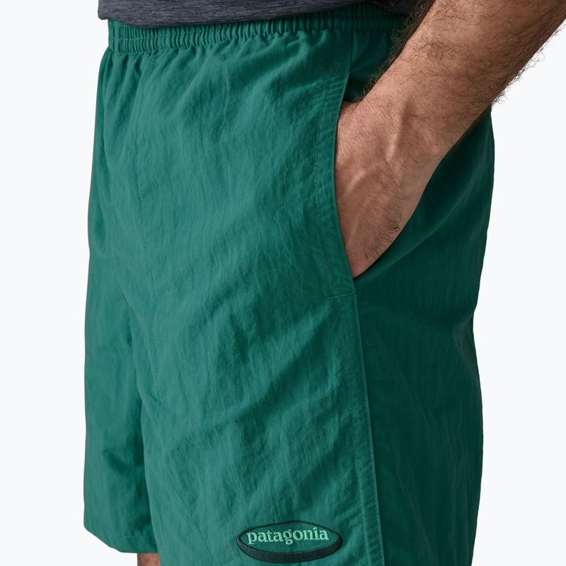 Spodenki męskie Patagonia Baggies 5" 95 oval logo/gem green 5