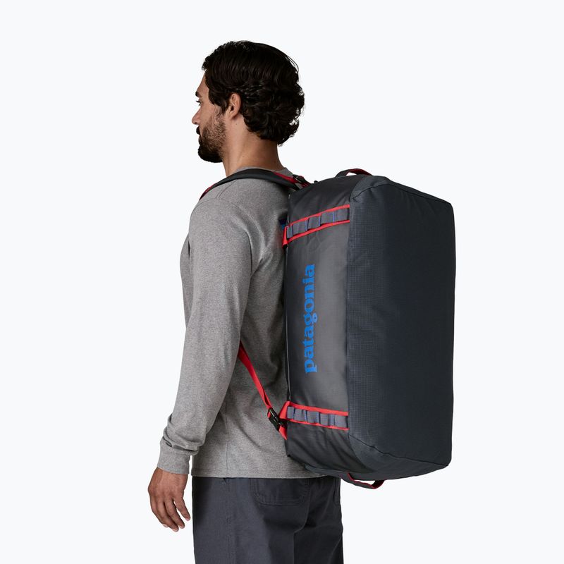 Torba podróżna Patagonia Black Hole Duffel 55 l smolder blue/amanita red 3
