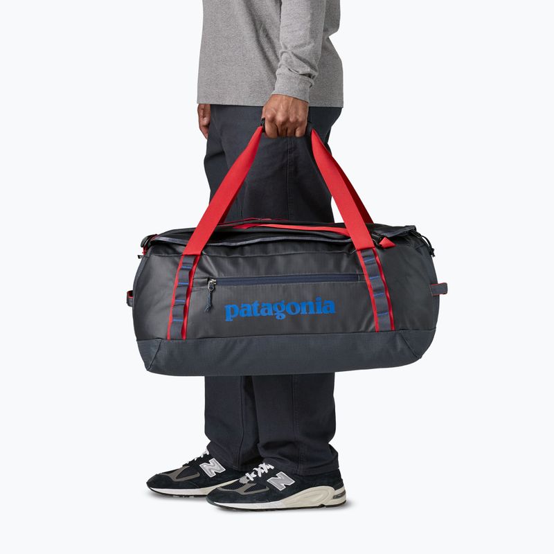 Torba podróżna Patagonia Black Hole Duffel 55 l smolder blue/amanita red 4