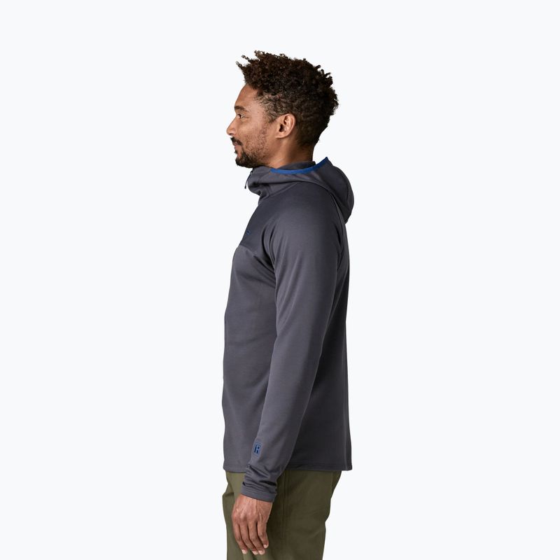 Bluza męska Patagonia R1 Ultralight Hoody smolder blue 4