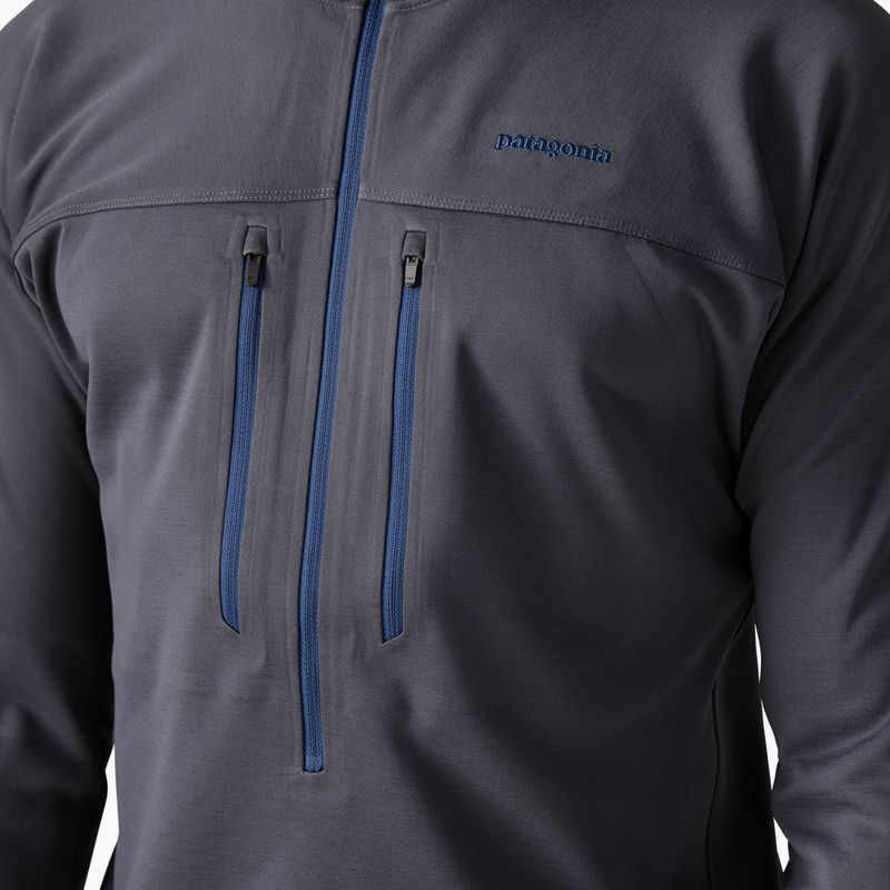 Bluza męska Patagonia R1 Ultralight Hoody smolder blue 7