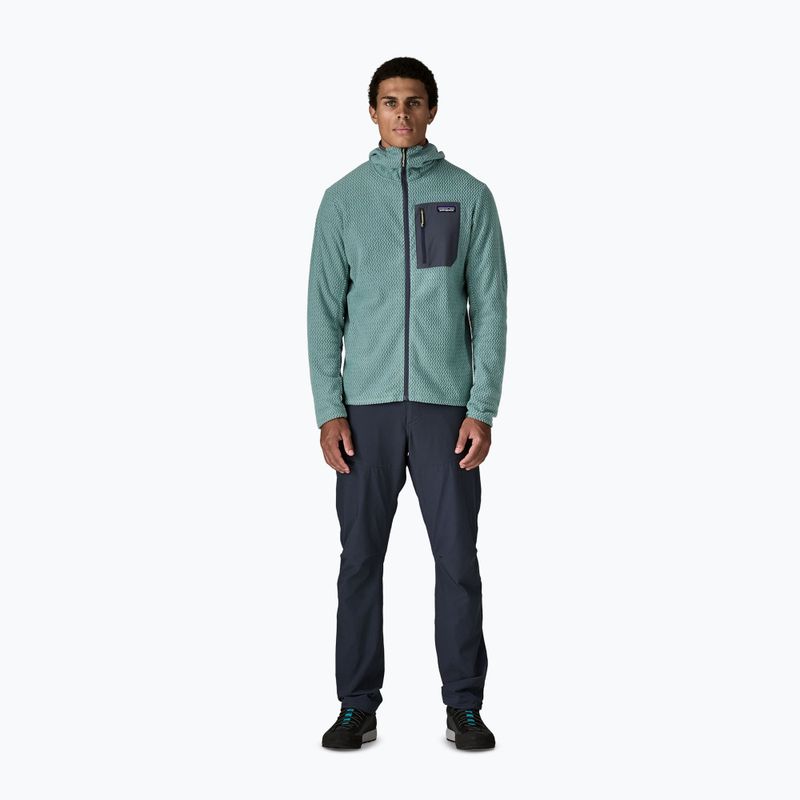 Bluza trekkingowa męska Patagonia R1 Air Full Zip Hoody blue sage 2