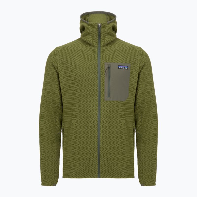 Bluza trekkingowa męska Patagonia R1 Air Full Zip Hoody caper green