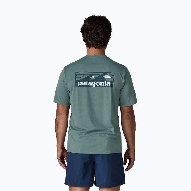 Koszulka męska Patagonia Capilene Cool Daily - Boardshort Logo blue sage/light blue sage x-dye 3