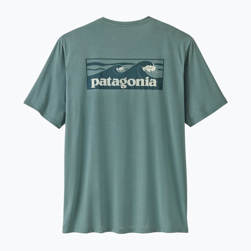 Koszulka męska Patagonia Capilene Cool Daily - Boardshort Logo blue sage/light blue sage x-dye 6
