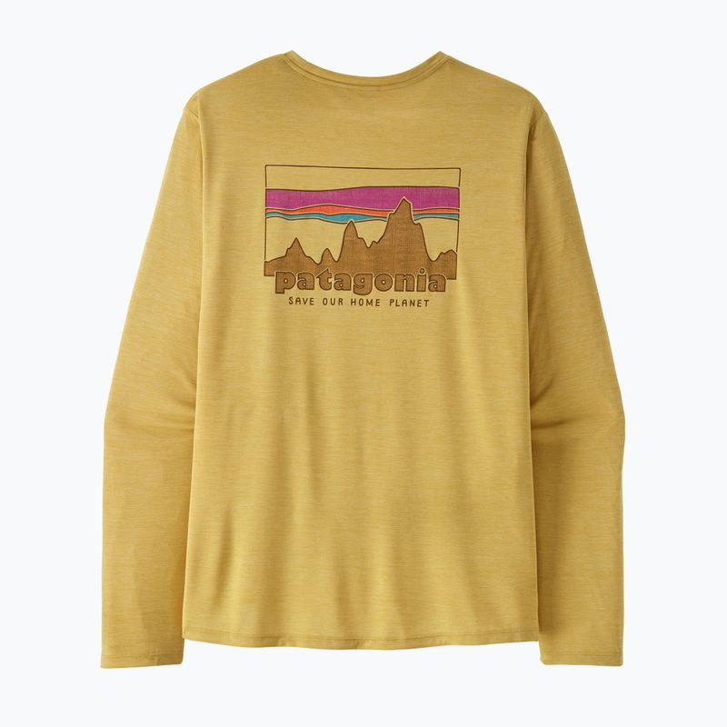 Longsleeve męski Patagonia Capilene Cool Daily - '73 Skyline limestone yellow/light limestone yellow c-dye 2