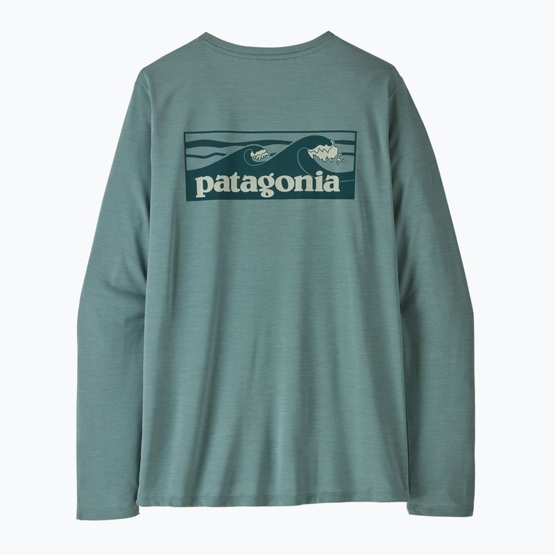 Longsleeve damski Patagonia Capilene Cool Daily Shirt - Boardshort Logo blue sage/light blue sage x-dye 5