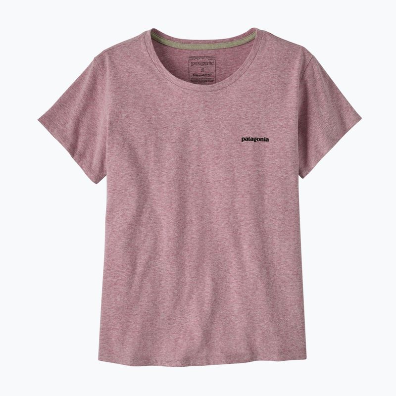 Koszulka damska Patagonia P-6 Logo Responsibili-Tee qulet violet 4