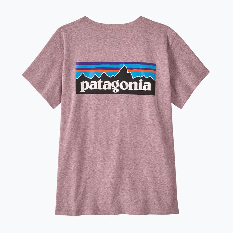 Koszulka damska Patagonia P-6 Logo Responsibili-Tee qulet violet 5