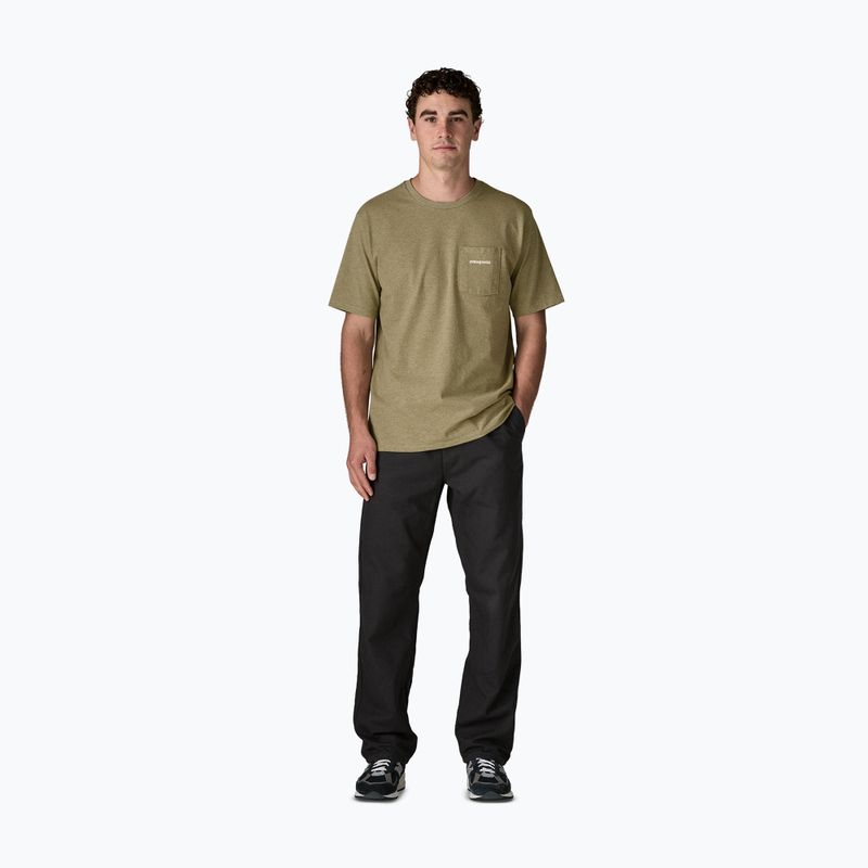 Koszulka męska Patagonia Boardshort Logo Pocket Responsibili gumtree green 2