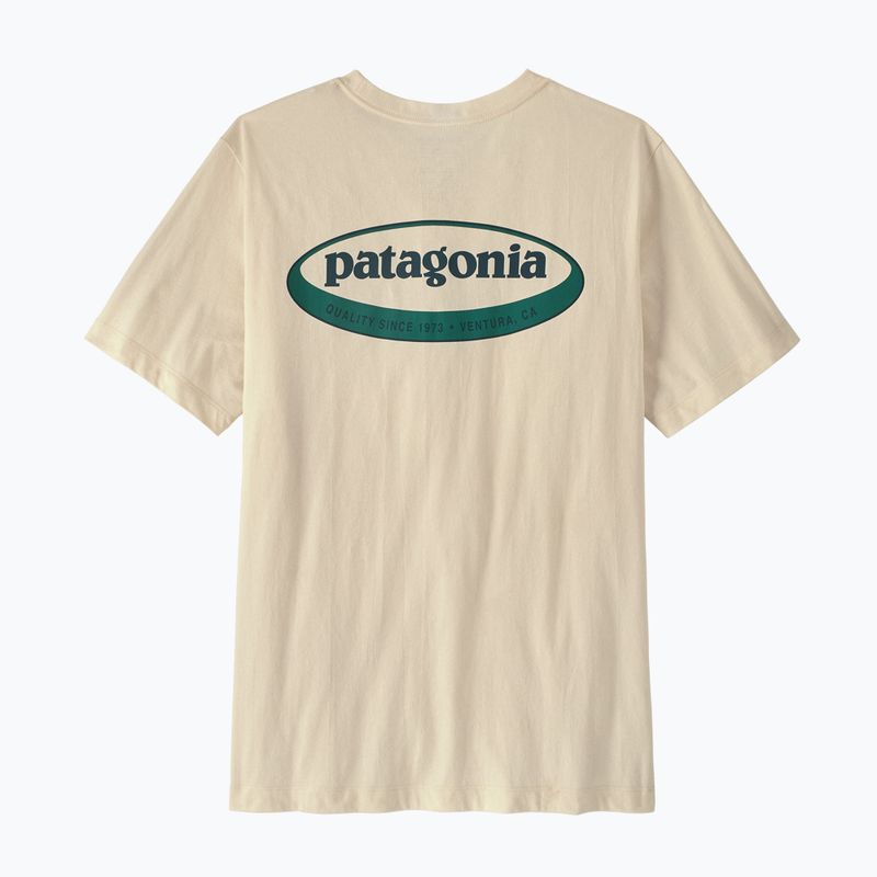 Koszulka męska Patagonia '95 Oval Logo undyed natural 2