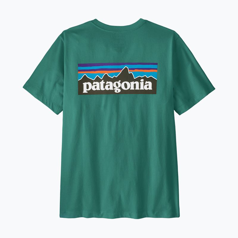 Koszulka męska Patagonia P-6 Logo gem green 5