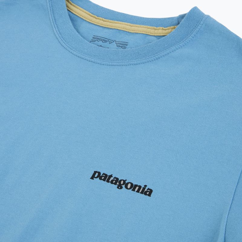 Koszulka męska Patagonia P-6 Logo shore blue 3
