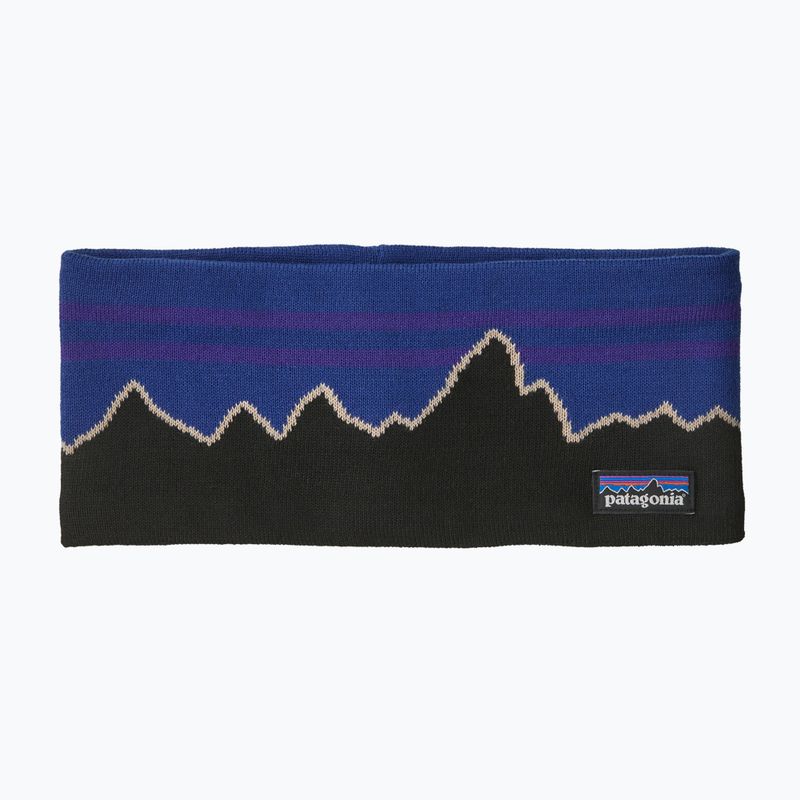 Opaska na głowę Patagonia Powder Town classic fitz roy: p6 blue