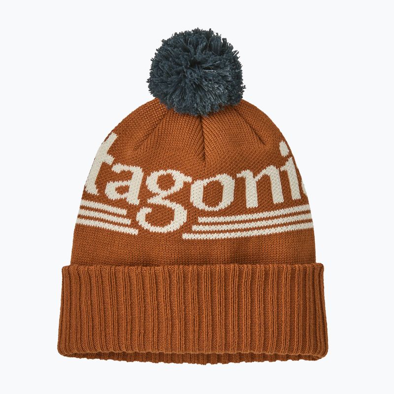 Czapka zimowa Patagonia Powder Town hut tripper logo: cinnamon brown 2