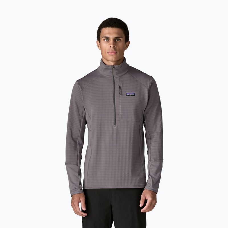 Bluza trekkingowa męska Patagonia R1 Pullover may grey 2