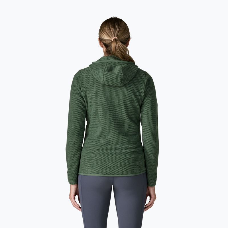 Bluza polarowa damska Patagonia R1 Air Full-Zip Hoody canopy green 2