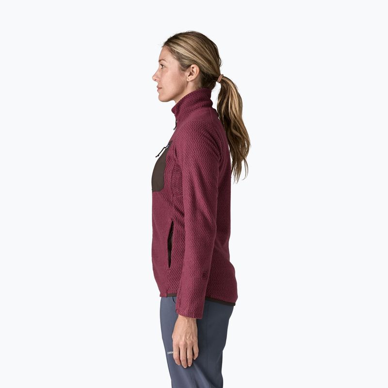 Bluza polarowa damska Patagonia R1 Air berry fig 3
