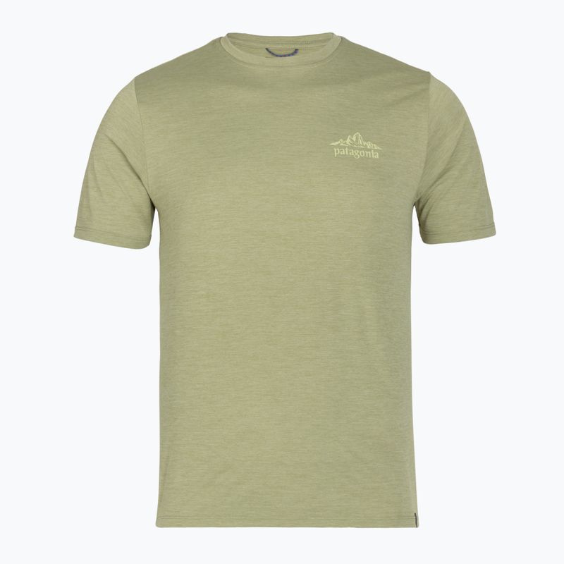 Koszulka męska Patagonia Cap Cool Daily Shirt - Cloud Crag gumtree green - light gumtree green x-dye